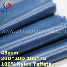 Waterproof Woven Nylon Taffeta Fabric for Sportswear (GLLML324)